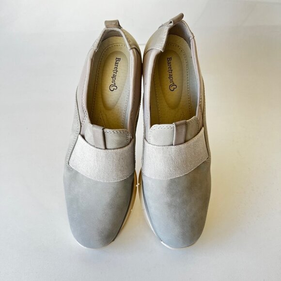 Baretraps slip on wedge shoes Gray Slip on Women Shoes Size 9.5 - Picture 3 of 9